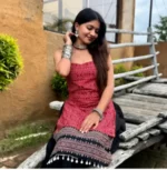 Premium Soft Cotton Bandhani Print Kurti for Women, Straight A-Line Party Wear, Festive, Office & Daily Wear, 1 Pc ( red, L )