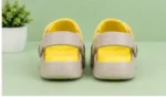 Kids Sandals Yellow Strap Slip-Resistant Comfortable Daily Wear Footwear Unisex ( yellow, 2.5-3 Years )