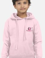 Kids Hoodie-baby-pink-front
