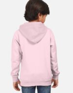 Kids Hoodie-baby-pink-Back