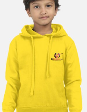 Kids Hoodie-yellow-front