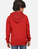 Kids Hoodie-red-back